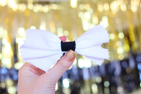 Oscars Party DIY: Bow Tie Pins