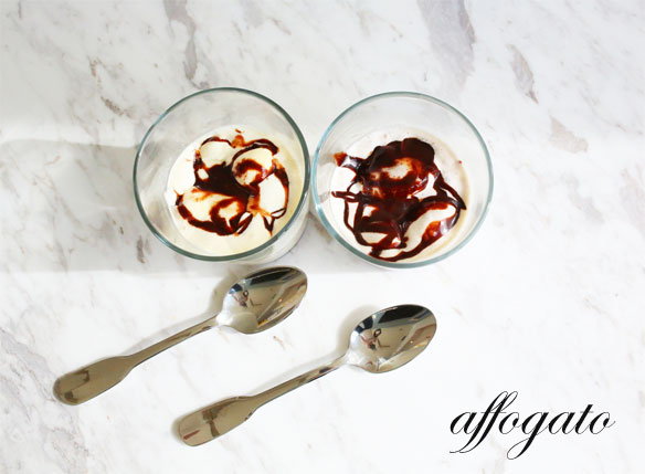 two glasses of How To Make Affogato for summer