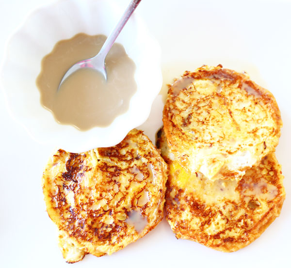 crack syrup with french toast