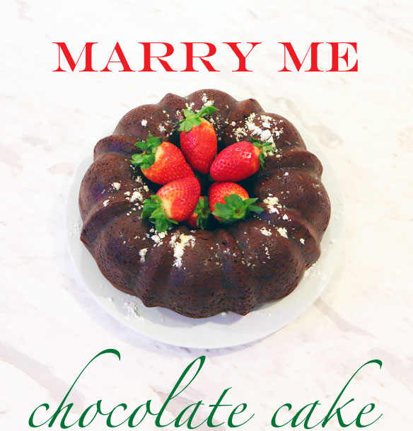 Marry Me Chocolate Cake