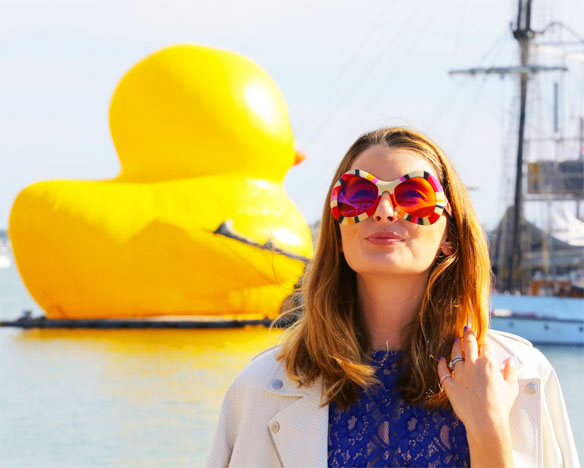 Statement Sunnies + The Giant Duck