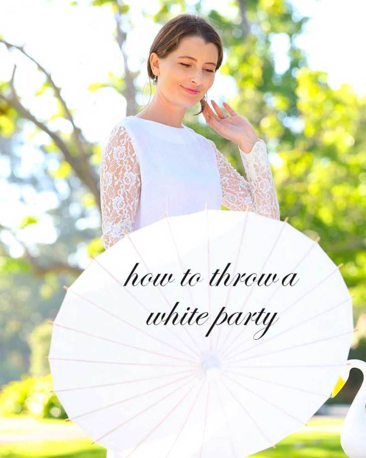 White Party Ideas + Labor Day Sales