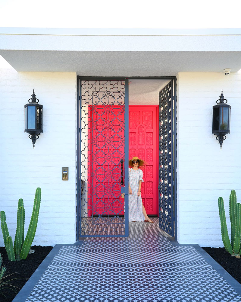 Peek Behind The New Pink Doors in Palm Springs!