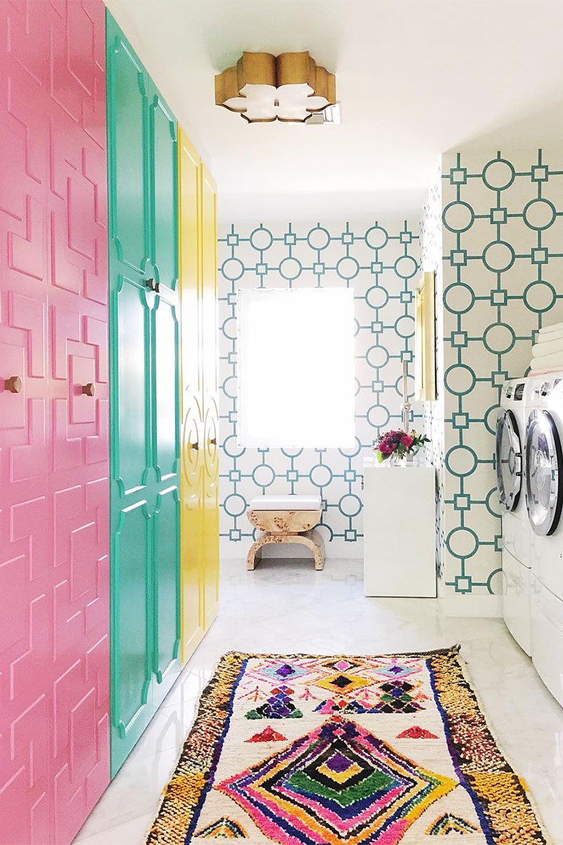 Our Colorful Laundry Room Inspired...