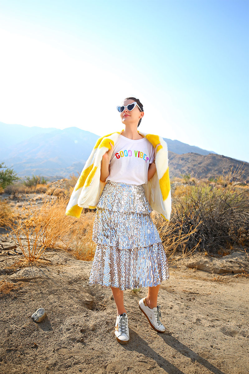 How To Style a Sequin Skirt for Day