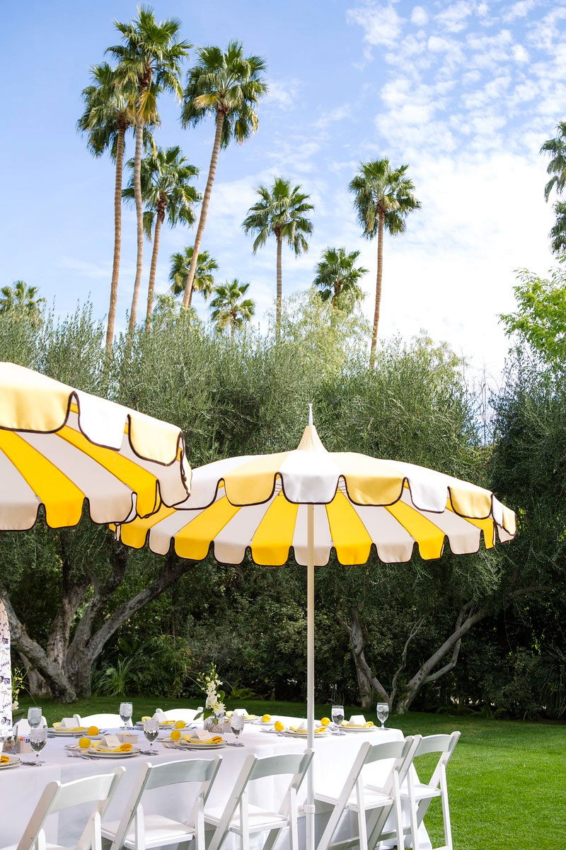Parker Palm Springs patio umbrellas