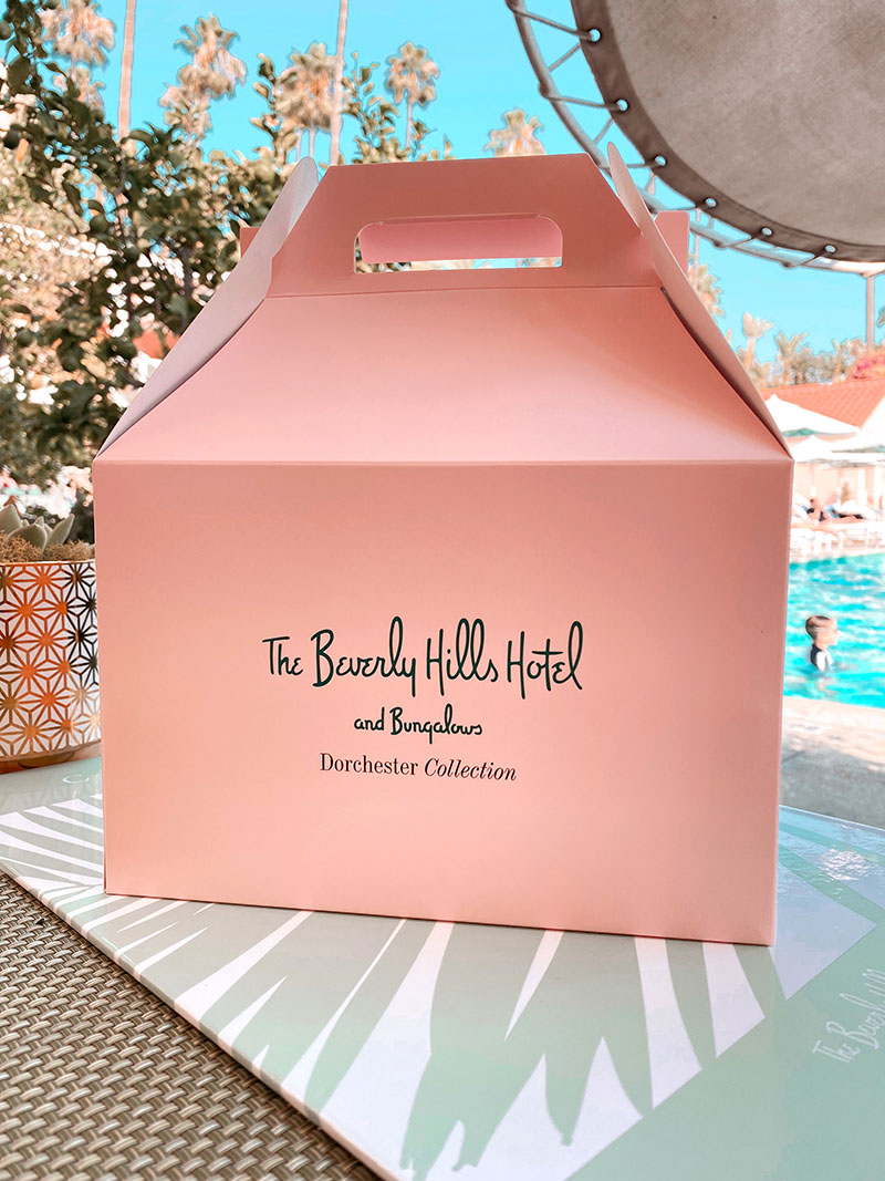 Beverly Hills Hotel Pink Boxes