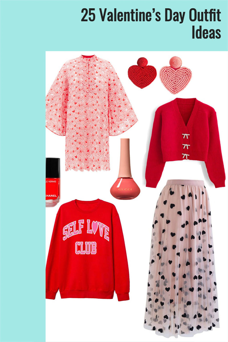 25 Valentine's Day Outfit Ideas for What to Wear for Valentine's Day