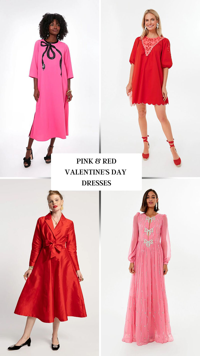 Pink and Red Valentine's Day Dresses 